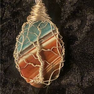 Handcrafted Tree Of Life Silver Wire Wrapped Pendant